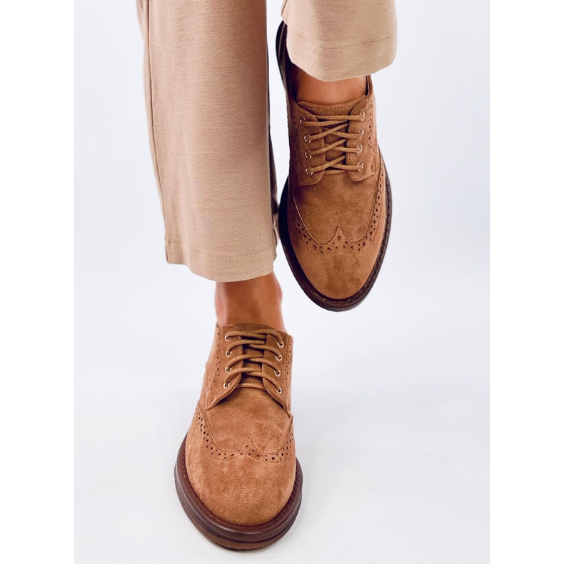 Oxfords kamel høje hæle brun 1