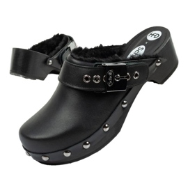 Scholl Iconic F307031004 træsko sort 1