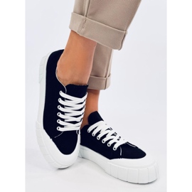 Klassiske sorte kvindes sneakers 2