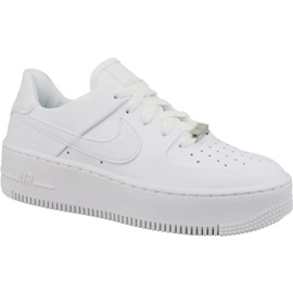 Nike Air Force 1 Sage Low AR5339-100 hvide lædersko 4