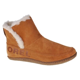 Barfodet sne støvler sorel nødder bootie 1876141224 brun 4