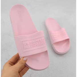Kvinders flip flops til Big Star OO274036 Pink lyserød 1