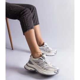 Grå sportssneakers til kvinder 2
