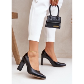 Lewski Shoes Elegante pumper lavet af naturligt læder på Lewski Post 2659/2043 Sort 2