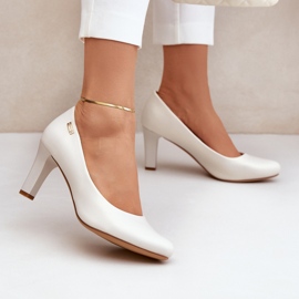 Kvindernes pumper Sergio Leone Pearl beige 2