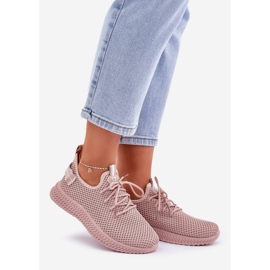 Pink -mesh -in -pink -in -pink sportssko lyserød 1