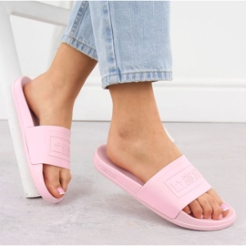 Kvinders flip flops til Big Star OO274036 Pink lyserød 4
