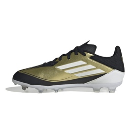 Adidas junior f50 liga fg/mg messi if6919 pln sko gylden 1