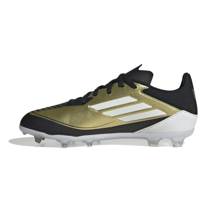 Adidas junior f50 liga fg/mg messi if6919 pln sko gylden 1