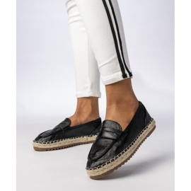 Espadrilles kvinders sorte loafers 2