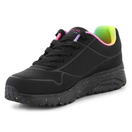 Skechers Uno Lite Rainbow Speckle sko 310456L-BKMT sort 8