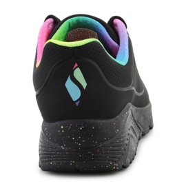 Skechers Uno Lite Rainbow Speckle sko 310456L-BKMT sort 10