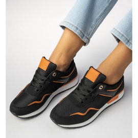 Kvinders sorte sports -sneakers 2