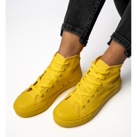 Klassiske kvinders sneakers gule 1