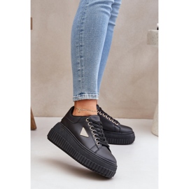 Stilfulde sneakers på en massiv sort platform 2