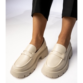 Kvinders via Giulia beige loafers 2