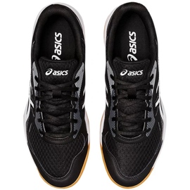 ASICS UPCURT 5 1071A086 001 Volleyballsko sort 1