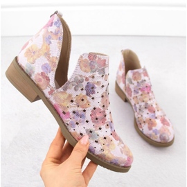 M.Daszyński M. Daszyński Boots SA62-102 Openwork lilla 1