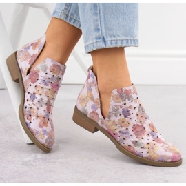 M.Daszyński M. Daszyński Boots SA62-102 Openwork lilla 2