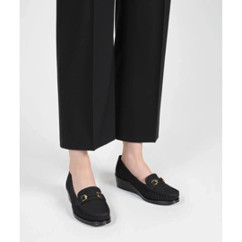 Kvinders Mirena Black Loafers sort 1