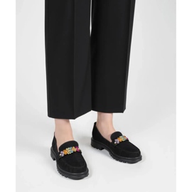 Kvinders ornell sorte loafers 1