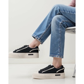 Kvinders sneakers lunor sort 1
