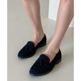 Kvinders sorte loafers 1