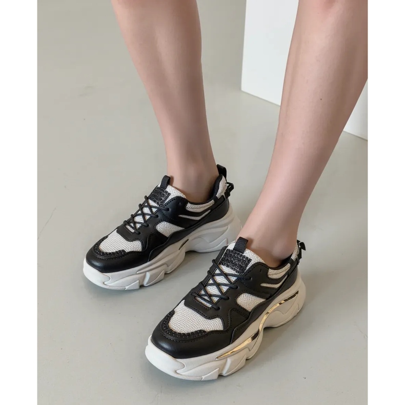 Kvinders sneakers luna sort 1