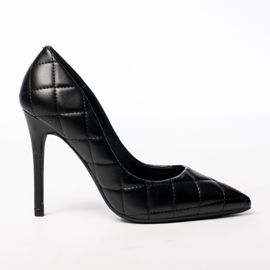 Kvinders Novara Black High Heels sort 1