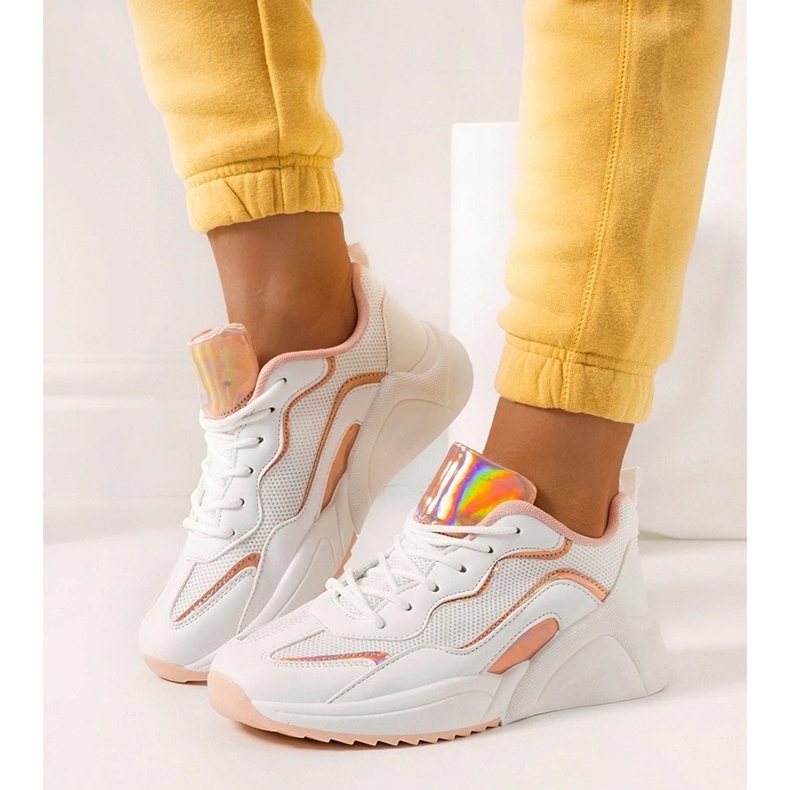 D/GMR Ingram hvide holografiske sneakers 1