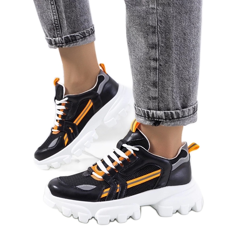 D/GMR Sorte Bernier sneakers til kvinder 2