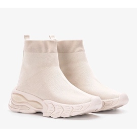 D/GMR Beige Woodson ankelsneakers 1