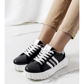 D/GMR Sorte sneakers på Prinsep platformen 1