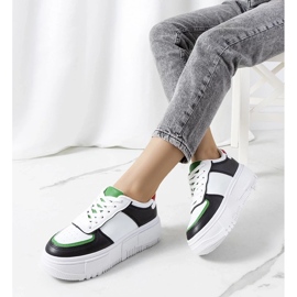 D/GMR Sorte Mandib damesneakers hvid 1