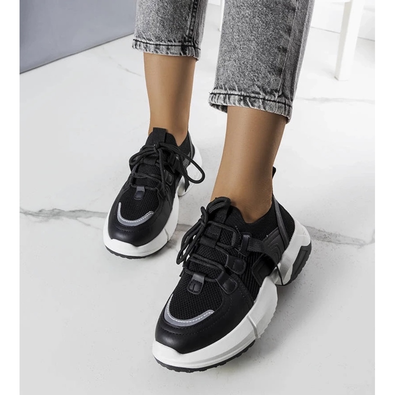 D/GMR Peggy sorte sokkesneakers 2