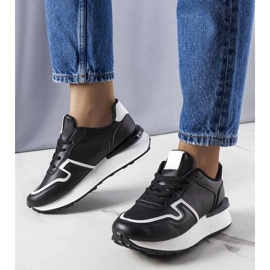 D/GMR Sorte platform sneakers fra Blanche 1