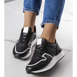 D/GMR Sorte platform sneakers fra Blanche 2
