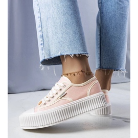 D/GMR Connies pink platform sneakers lyserød 2
