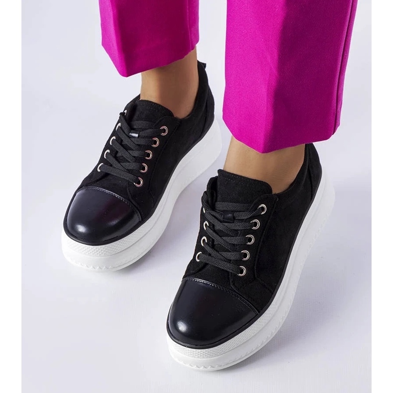 D/GMR Sorte Pascaline platform sneakers 1