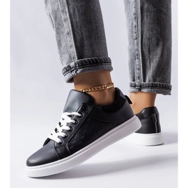 D/GMR Sorte sneakers med Dreux-prægning 2