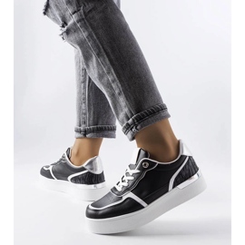 D/GMR Sorte platformssneakers fra Tooele 2