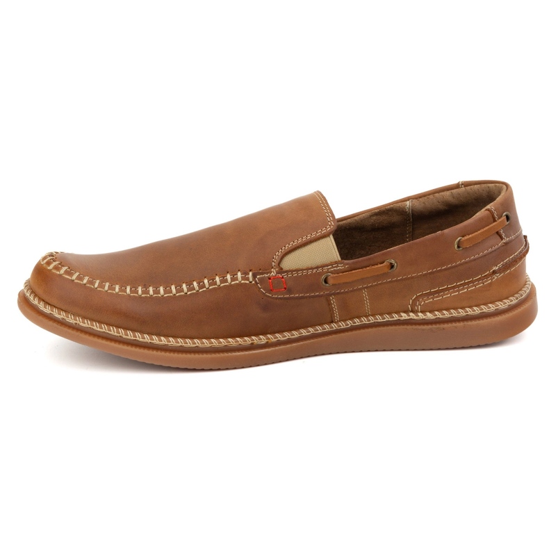Olivier Mænds moccasins slip -on 314GT kamel brun 1