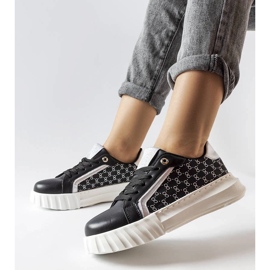 D/GMR Sorte platform sneakers fra Giuseppe 2
