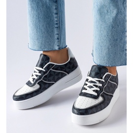 D/GMR Sorte sneakers dekoreret med Sands-monogrammet 2