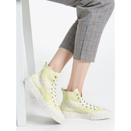 Kvinders grønne sneakers 1