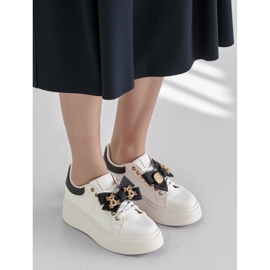Kvinders sneakers charme sort 1