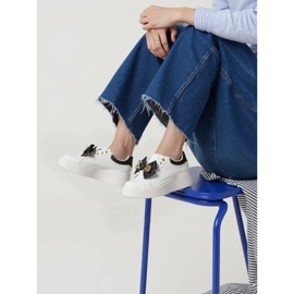 Kvinders sneakers charme sort 2