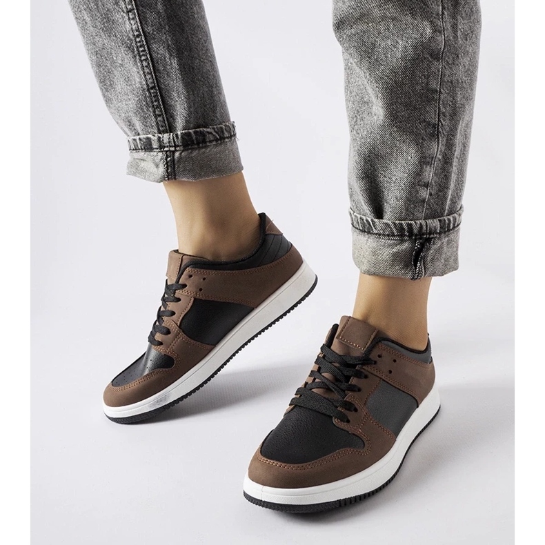 D/GMR Brune og sorte Jacqueline sneakers 1