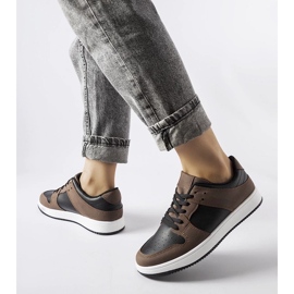 D/GMR Brune og sorte Jacqueline sneakers 2