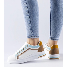 D/GMR Hvide og blå Mayfield sneakers 2